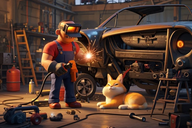 手工电弧焊+二保焊